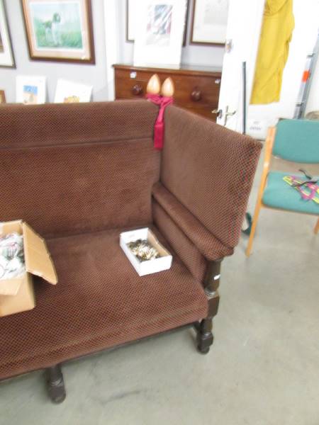 A good early 20th-century Knoll end sofa in good condition, COLLECT ONLY. - Image 2 of 2