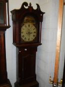 A Victorian Grandfather clock, complete but needs repair. COLLECT ONLY.