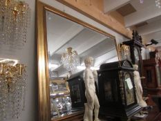 A good quality gilt framed bevel edged mirror. COLLECT ONLY.
