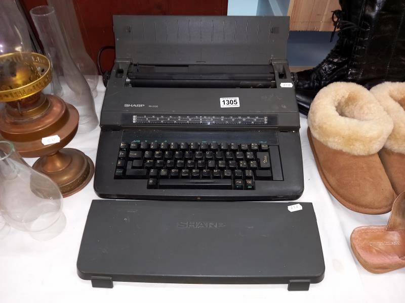 A Sharp typewriter PA-3100