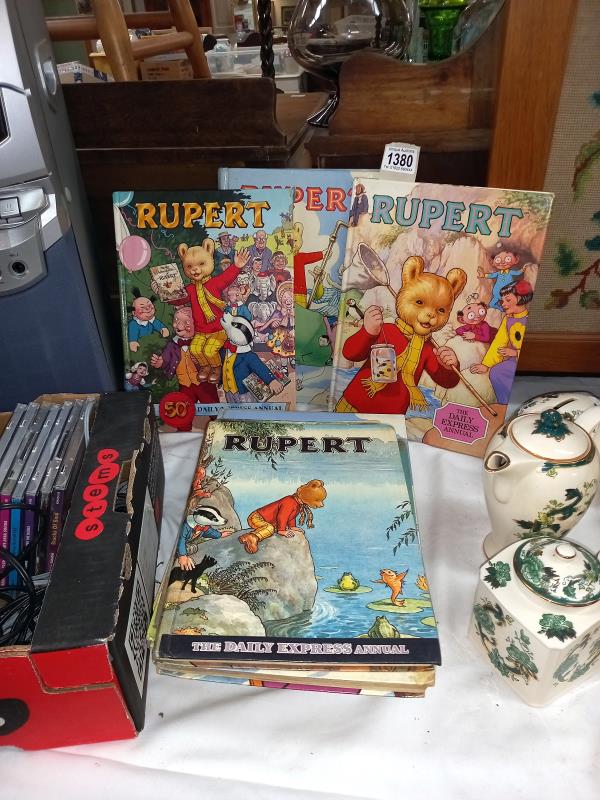 A collection of Rupert annuals