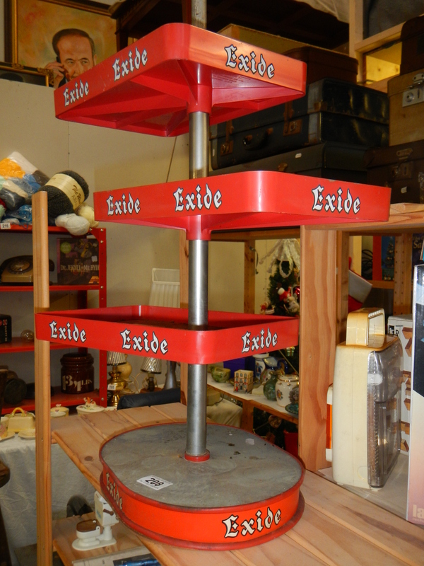 An Exide car battery advertising stand. COLLECT ONLY. - Image 2 of 3