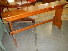 An old oak church bench in good condition. COLLECT ONLY.