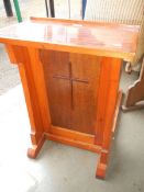 A small church lectern. COLLECT ONLY.