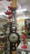 A Victorian banjo barometer, COLLECT ONLY.