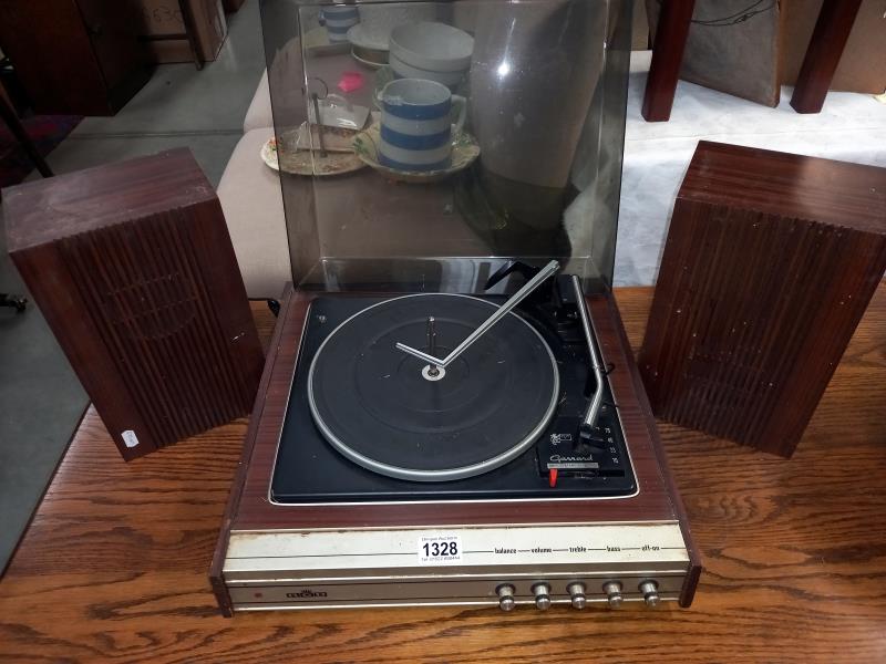 A vintage Garrard RGD record player & speakers COLLECT ONLY