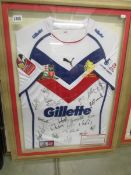 A 2007 A signed Great Britain Rugby League shirt, 3.0 test series victory against New Zealand.