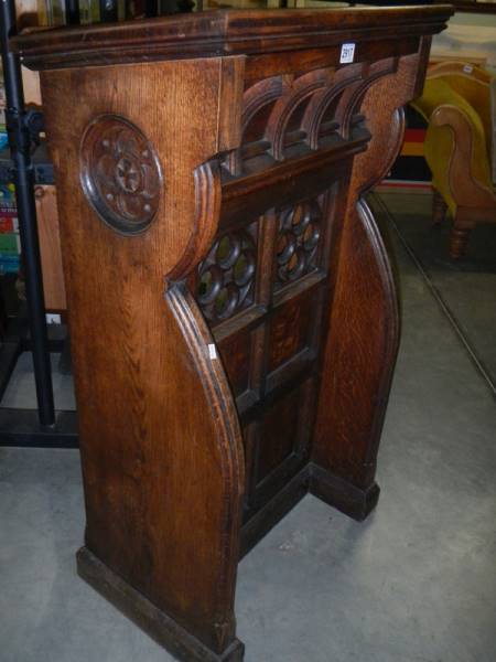 A good carved church lectern, COLLECT ONLY. - Image 2 of 3