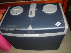 A Mobicol W35 Thermo-electric coolbox, looks unused.