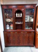 A good quality mahogany display cabinet, COLLECT ONLY.