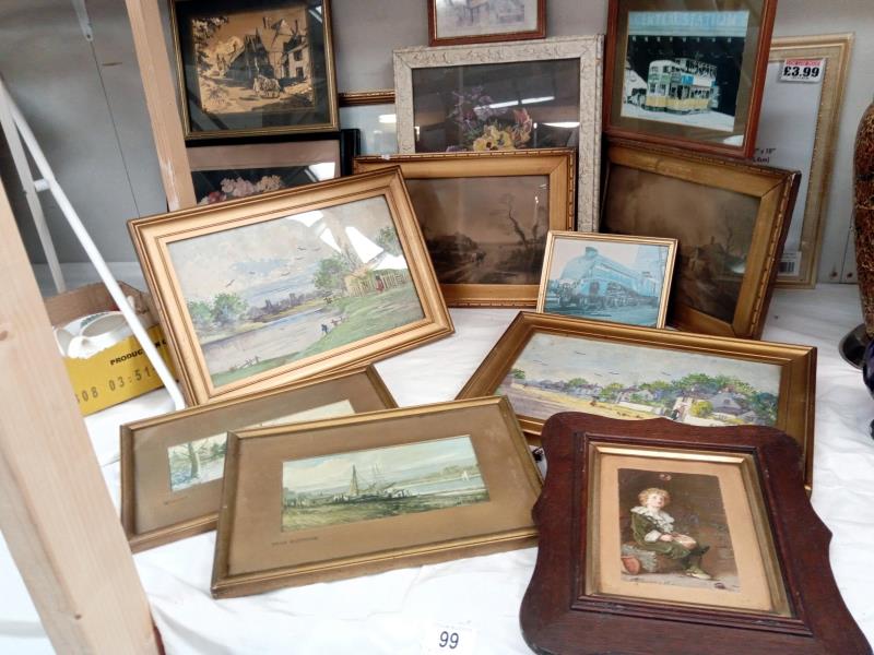 A good lot of period pictures including a Pears print