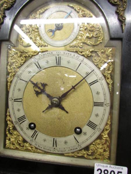 A bracket clock. COLLECT ONLY. - Image 2 of 2