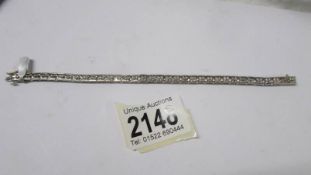 A diamond bracelet, approximately 1.5 ct.