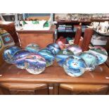 11 Danbury Mint 'Underwater Paradise' collectors plates