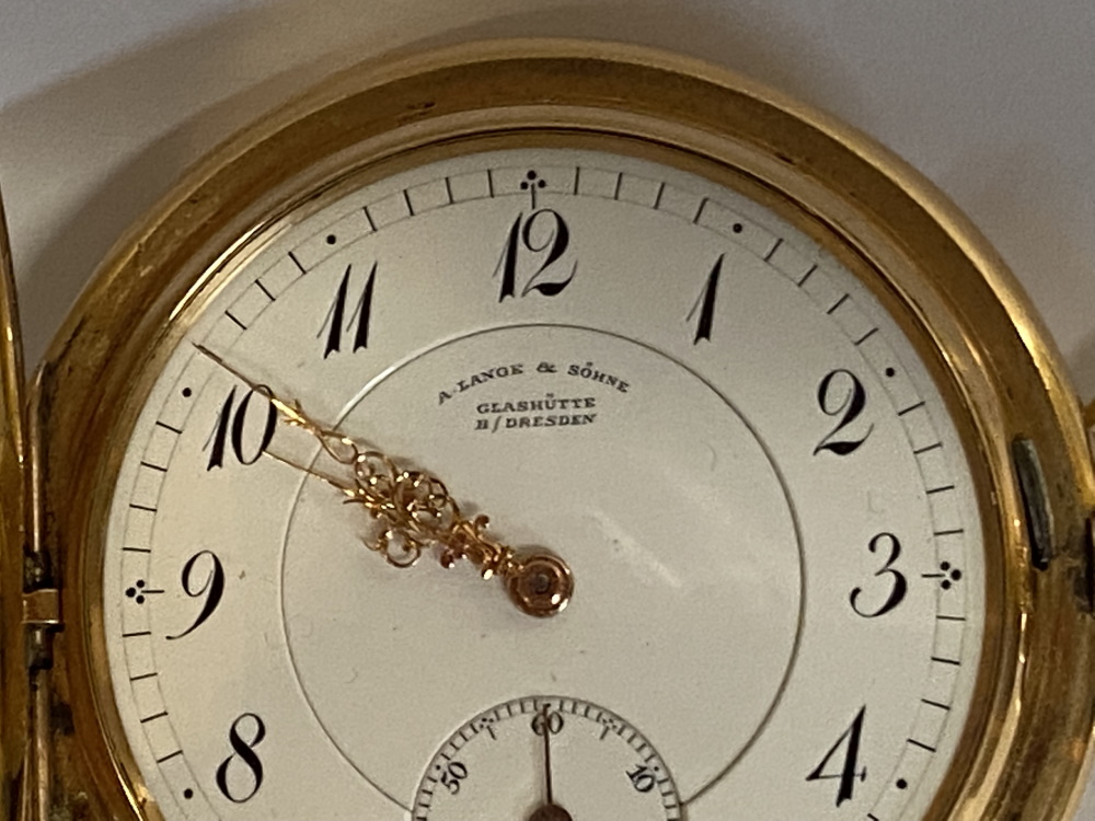 A fine 18ct gold Lange and Sohne Pocket Watch. (114 gms) - Image 2 of 8