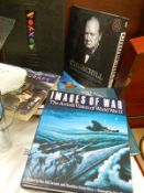 7 war related books including Churchill.