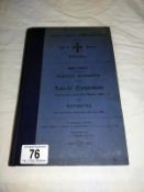 A city of Lincoln Corporation 1942-1943 abstract of the audited accounts, hardback book