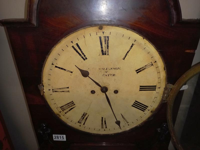 A mahogany wall clock, A/F COLLECT ONLY. - Image 3 of 11