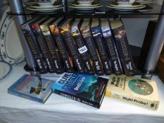 A quantity of hardback books by Clive Cussler plus 2 older novels by same author