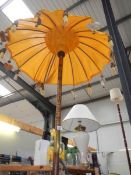 A decorative parasol.