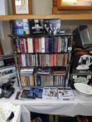 A large selection of music cd's