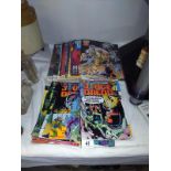 A quantity of comics, Judge Dredd and 2000AD