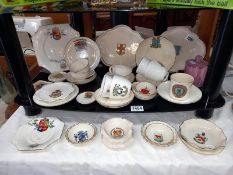 A selection of crested ware