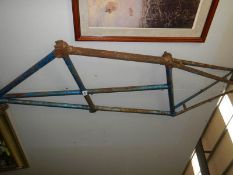 A 1940's Fentons of York Fenton Zip tandem bicycle frame. COLLECT ONLY.