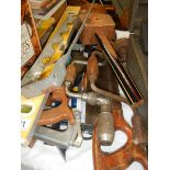 A quantity of old woodworking and other tools. COLLECT ONLY.