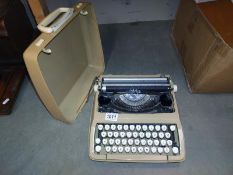 An Empire Corona De-Luxe typewriter