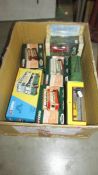 A quantity of boxed Corgi Classics trams, Last of the Summer Wine, Only Fools and Horses diecast.