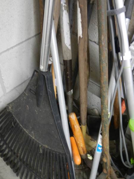 A Good lot of garden tools and a mains strimmer. COLLECT ONLY. - Image 2 of 2