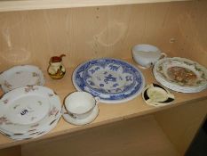 A mixed lot of plates including Spode, Mason's, Doulton. Brambley Edge etc., COLLECT ONLY.