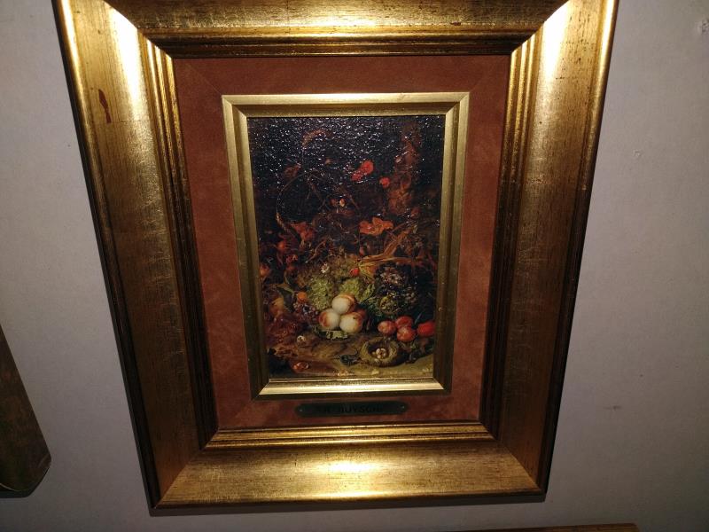 4 gilt framed paintings on canvas and board - Image 3 of 5
