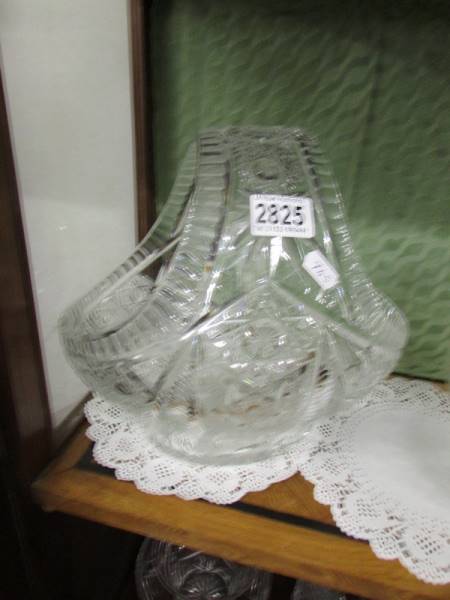 Four cut glass baskets, COLLECT ONLY. - Image 2 of 4