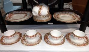A vintage bone china tea set No:734001