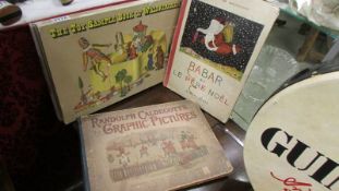 The Toy Sample Book of Waldkirchen, Randolph Caldicott's Graphic Pictures and Babar et Le Pere Noel.