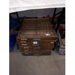 9 printers sectional drawers, ideal for sorting or storing small items