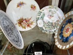 4 collectible plates including a limited edition Anne Bowger Celtic design