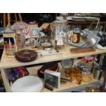 A mixed lot of household items including kilner jar, COLLECT ONLY.