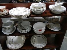 Three shelves of assorted tea ware etc., COLLECT ONLY.