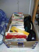 A quantity of 45's single vinyl records, various artists 1960's onwards