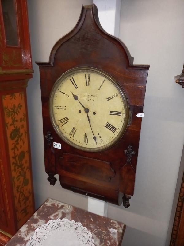 A mahogany wall clock, A/F COLLECT ONLY. - Image 2 of 11