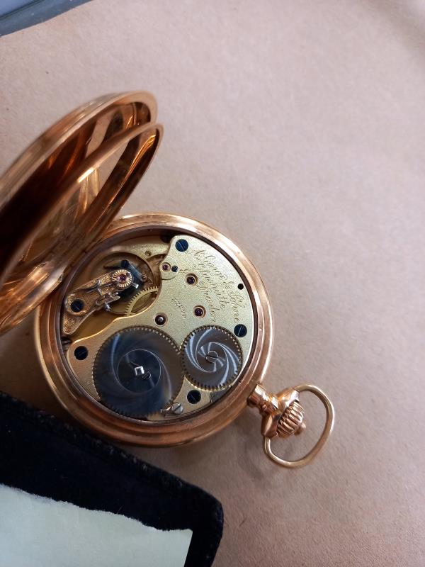 A fine 18ct gold Lange and Sohne Pocket Watch. (114 gms) - Image 8 of 8