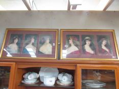 A pair of framed and glazed glamour prints, COLLECT ONLY.