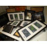 A quantity of new glazed picture frames.