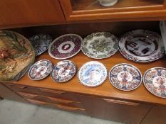 Ten assorted collector's plates including Wedgwood, Doulton etc., COLLECT ONLY.