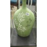 A contemporary flask style ceramic vase 56 cm tall.