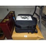 A new briefcase (with original outer box) plus 2 laptop bags