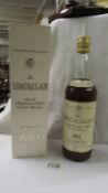 A 1964 bottle of Macallan single Highland malt whisky.
